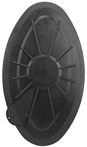 Joyzan Couvercle Trappe Pont Kayak, Matériel Kayak étanche Plaque Couvertur | Compartiment Antidérapante Inspection Amovible Bateau Entrepôt Stockage Hatch Kit Sac Rangement Boat Marine Plastique Noir