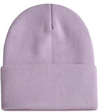 ANEWISH Unisex Warme Beanie Strickmütze,Wintermütze für Damen und Herren,Feinstrick Mütze,Doppelt Gestrickt Bunte Hüte