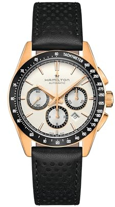 Hamilton Jazzmaster Performer Auto H36626710 Automatik-Herren-Chronograph, 60 Stunden Gangreserve, Armband