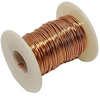 ZDLSDL Kopparlacktråd, lacktråd, koppartråd isolerad, kopparspole, kopparlacktråd 1,0 mm, 50 m
