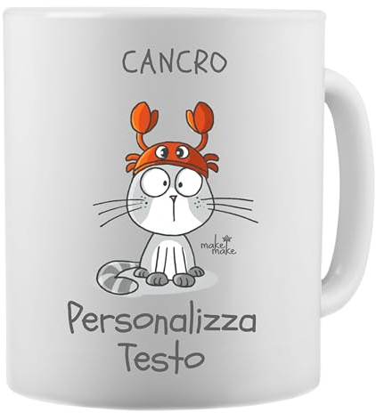 Rienco Tazza Mug Personalizzabile 330ml Ceramica Bianca