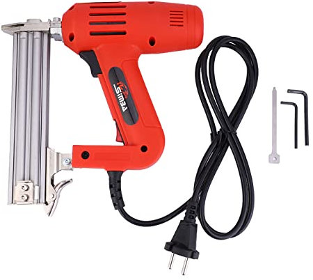 Cloueur électrique Haute Puissance 2200W, pour Menuiserie, Travail du Bois, Agrafeuse Droite avec Moteur en Cuivre intégré (Prise UE)