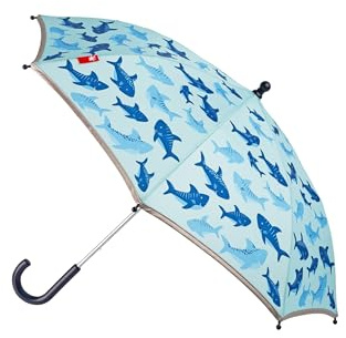 Sigikid Regenschirm Hai Kinderschirm, 75 cm für Kinder Jungen