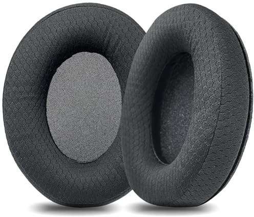 Nullmini Replacement Ear Pads Cushion for HyperX Cloud Revolver,Revolver S Headphones Earpads Earmuffs (mesh)