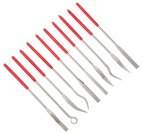 Angoily 10stücke Metallfeilen-set Adamas-feilen Für Holzbearbeitung Bastelwerkzeuge Aus Kohlenstoffstahl Kleines Feilen-set Mit Schärffeilen Für Metallarbeiten Und Juwelierarbeiten