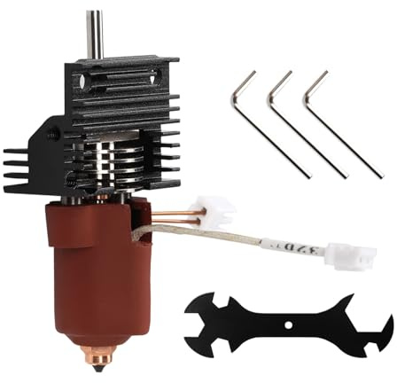 Yallmie K1C Ceramic Heating Block Kit, 3D Printer Parts K1C K1 K1 Max Upgrade Kit Quick Swap Nozzle, 3D Printer Hotend Kit Heat Break 300°C High Temperature 600 Mm/S High Flow 3D Printer Accessories