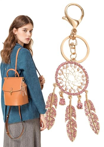 Dream Catcher Keychains, Dream Catcher Key Ring Dream Catcher Bag Charm med