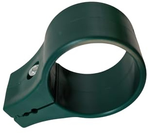 Abrazadera de extremo para valla, abrazadera de poste, abrazadera de fijación para alambre de alambre verde, 48 mm, plástico