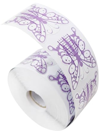 CIYODO Formes Ongles Violettes Outil Guide Nail Art Pratique pour Extension Accessoires Manucure Salon et Débutants
