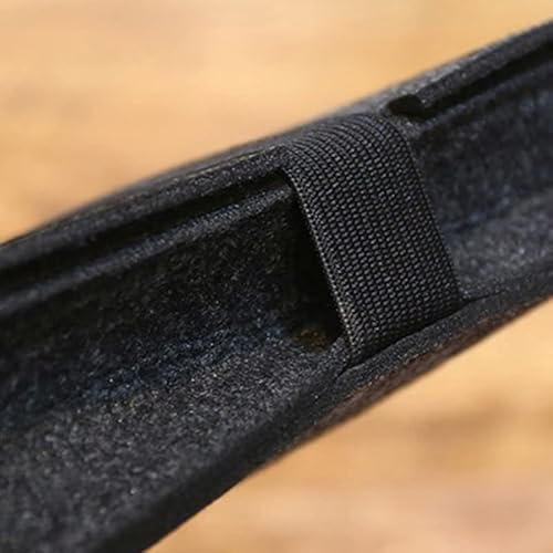 Zerodis Sac de Rangement pour Clavier, Sac de Transport Rectangulaire pour Clavier en Fibre Chimique avec Bandage élastique pour Une Utilisation en Extérieur (87 Touches Gris foncé)
