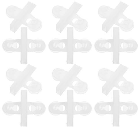 VALICLUD 20pcs Fish Tank Divider Suction Cup Clip White Aquarium Glass Partition Holder Clips for Breeding Separating Fish Tank Accessories