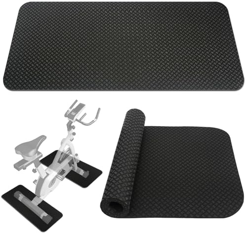 Tapis Fitness Protection Sol, 2 Pièces Double Face Silicone Tapis de Protection de Sol, Tapis de Sol pour Appareils de Fitness Tapis de Course Équipements de Sport