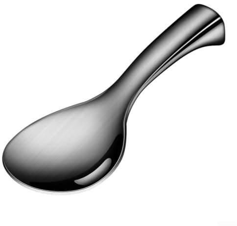 Cuillère de service à riz en acier inoxydable 304 avec design debout – Outil de cuisine pour cuisinières 20 cm