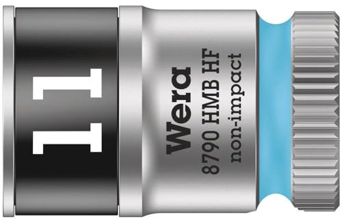 Wera 05003745001 8790 HMB HF Zyklop-Steckschlüsseleinsatz mit 3/8-Antrieb mit Haltefunktion, 11.0 x 29.0 mm, 11