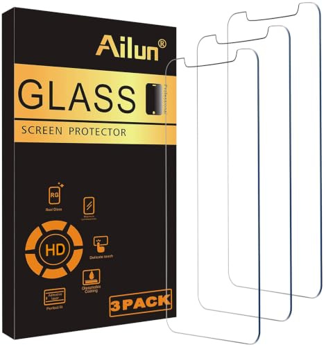 Ailun Screen Protector Compatible for iPhone 11 / iPhone XR [6.1 Inch], 3 Pack Case Friendly Tempered Glass