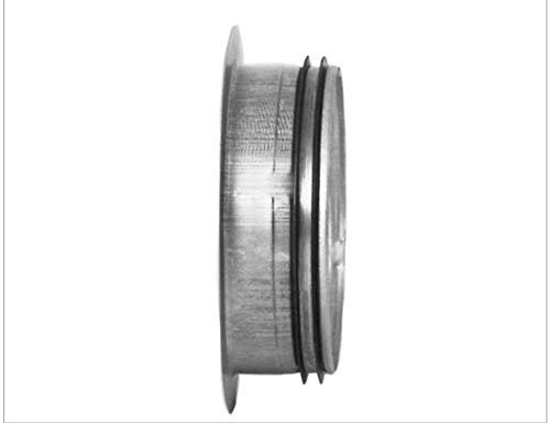Flangia per colletto 63 – 450 mm con guarnizione per tubo a spirale in alluminio flessibile (400 mm)