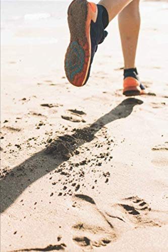 Leichtathletik Trainingsbuch: Tagebuch für alle Leichtathleten und Sportler ♦ Trainingsjournal für über 100 Einträge ♦ 6x9 Format ♦ Motiv: Strandlauf