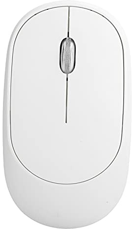Souris sans Fil, Souris sans Fil 2,4 Ghz DPI, Ordinateur Optique Rechargeable Réglable, Périphérique Externe avec Récepteur USB, Souris Optique à Roue à 4 Voies(Blanc)