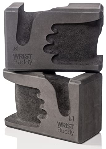 WRISTBuddy® Yoga Blocks 2-Pack (Left + Right) — Ergonomic, Hand-Shaped EVA Blocks for Wrist Relief & Better Grip | Doctor-Designed Support for Yoga, Pilates, Handstands, Push-Ups & Rehab