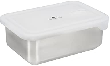 MasterClass All-in-One Stainless Steel Container with Lid and PTFE, PFOA and BPA Free Non Stick, Oven, Freezer and Microwave Safe - 2 L, Silver