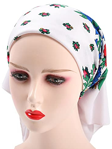 guaizhou Russischer quadratischer Schal, ukrainischer Kopftuch, Schal, muslimische Hijab-Wickel, Turban, Tuch