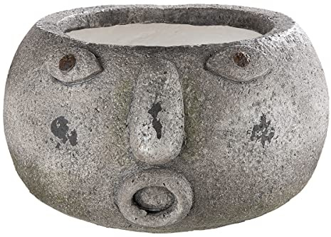 GILDE Casablanca Dekofigur Pflanzgefäß Folto - Blumentopf Figur Deko Skulptur Topf - breite 36 cm