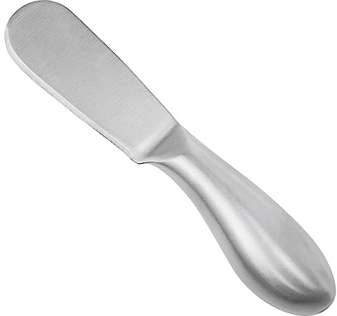 Xhziy VAKTOK Butter Knife/Durable Stainless Steel Cheese Butter Spreader Knife/Durable Stainless steel multi-purpose cheese and butter spread knife pastry making handy little assistant-1PCS