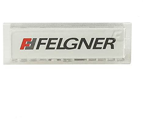 FELGNER Namensschild für JU Briefkästen | Außenmaß 67 x 22 mm | Stanzmaß 61 x 18 mm | Sichtfeld aus Plexiglas | Mit Schild-Einlage zum Beschriften | Baugleich mit JU Namensschild 21-255 | 1 Stück