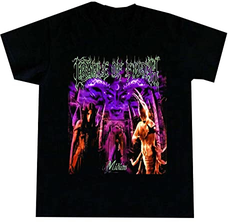 LIANGSHAN Men's Vintage Rare Cradle of Filth Shortsleeve Tortured Soul Asylum T-Shirt Balck 3XL