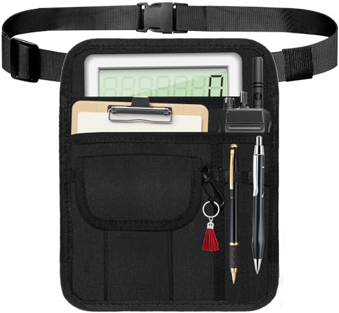 Solaradgy Premium Server Pouch, Waist Apron with Pockets