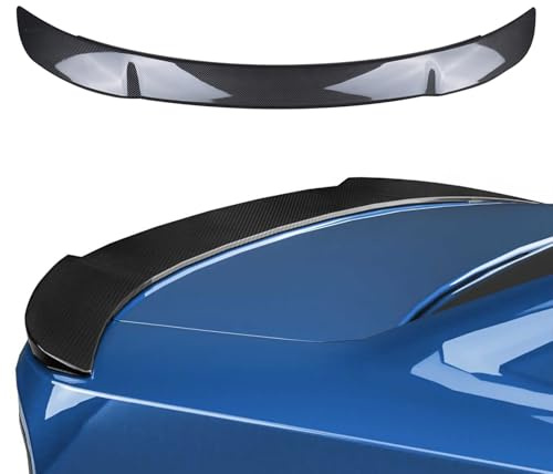 AOKAILI Charger Rear Spoiler Wing Compatible with 2011-2021 Charger RT SXT Hellcat Style Glossy Carbon Fiber Trunk Spoiler Wing