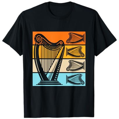 Harfenspieler Harfe T-Shirt