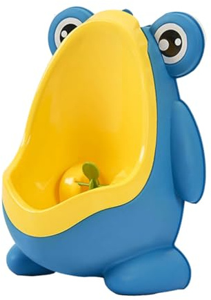 Jungen Trainingsurinal 1 Stück in Töpfchenform, Pp, Blau, Cartoon | Badezimmer, Leicht zu Installieren und Reinigen, für Jungen und Kinder Zufälliger Stil