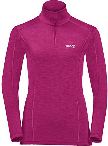 Jack Wolfskin Women Arctic Xt Half Zip Pullover - Fuchsia, Size 2
