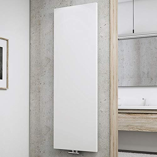 Schulte Design-Heizkörper New York, 180 x 60 cm, 1070 Watt Leistung, Mittelanschluss, alpin-weiß, Wohnraum-Heizkörper für Zweirohr-Systeme