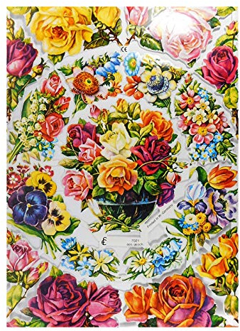 Glanzbilder EF 7021 Blumen Blumenstrauß Gebinde Strauss Rosen Posiebilder Deko GWI 662