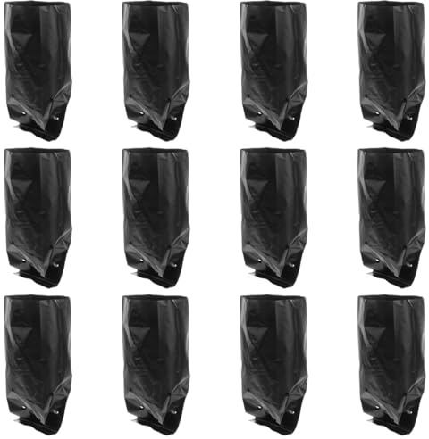 DOITOOL Lot de 100 sacs de plantation pour plantes en plastique avec trous respirants pour plantes de jardin (25 x 17 x 0,1 cm)