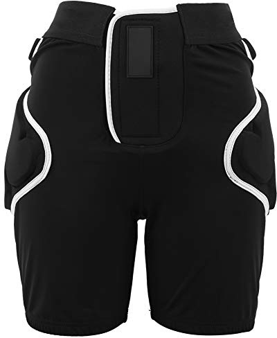 VGEBY Pantaloncini protettivi Imbottiti, Protezione per i Glutei 3D Sportiva Multifunzione, Imbottitura Anti-Caduta per i Fianchi Pantaloni Corti Cuscino per la Protezione dei Fianchi (L)