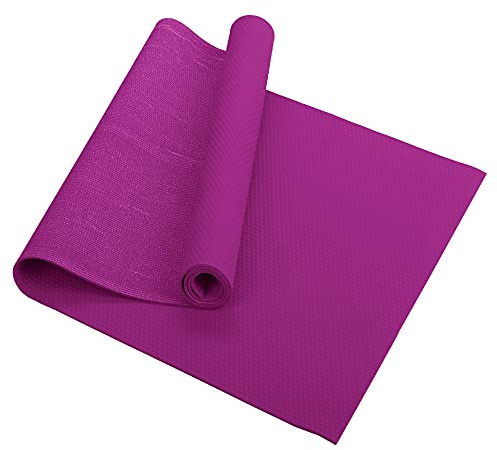 FAIR MOVE XXL Yogamatte Rutschfest Schadstofffrei 175x60 cm – 100% Plastikfrei Naturkautschuk Vegan – Fair Gehandelte Sportmatte Fitnessmatte Gymnastikmatte in Fuchsia Pink