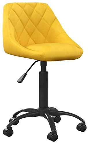 vidaXL Bürostuhl Senfgelb Samt