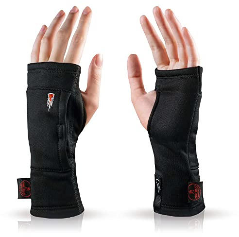 THE HEAT COMPANY - Heat Tube - Fingerlose Handschuhe: Damen, Herren, Kinder - Premium Qualität - Pulswärmer - Handstulpen für den Winter - Handschuhe ohne Fingerkuppen: Halbfinger Handschuhe