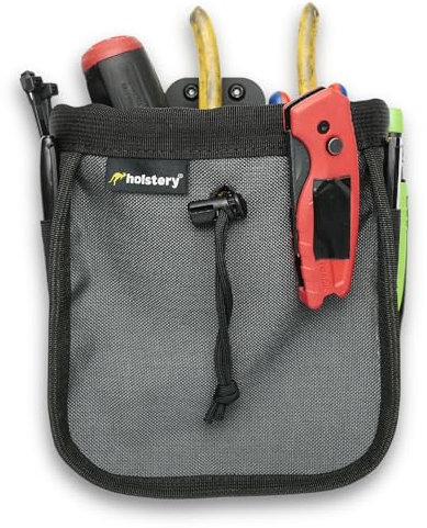 Big Joey Pouch | Clip-On Tool Belt Bag for Tools, Screws, and Nails - Great for an Electrician, HVAC Tech, Plumber, Carpenter, Contractor, Handy Man, and Any Tradesperson