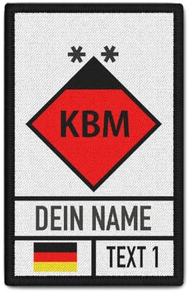 Patch personalisiert Kreisbrandmeister KBM Feuerwehr #41357