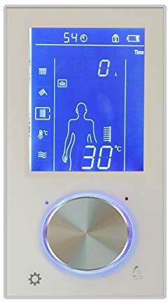 Shower Trim Digital Valve Shower Controller 3 Ways LED Touch Screen Control Thermostat Display LCD Smart Power Outlet Is Compatible