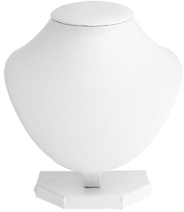 Woedpez Schmuckständer, Schaufensterpuppe, Präsentationsständer, Vitrine für Frauen, Fliesenständer in Weiß