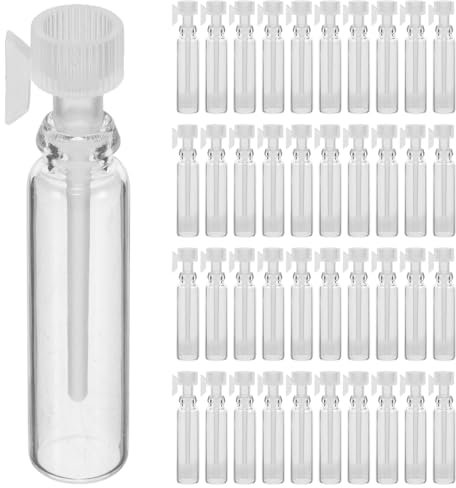 FOMIYES Mini Frascos de Perfume de Viaje con Gotero 100 Unidades Frascos de Vidrio Vacíos Juegos de Perfumes Rellenables