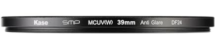 Kase SMP MCUV III - Filtro UV delgado de rosca, multicapa, vidrio óptico endurecido, antillamaradas, baja reflexión (39 mm)