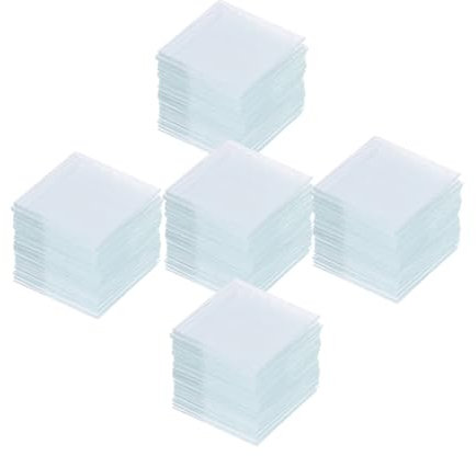 HOMOCONO 500stücke Mikroskop-objektträger Und Abdeckgläser Aus Transparentem Glas Für Präzise Probenvorbereitung Und Analyse Geeignet Für Labor Und Bildungseinrichtungen
