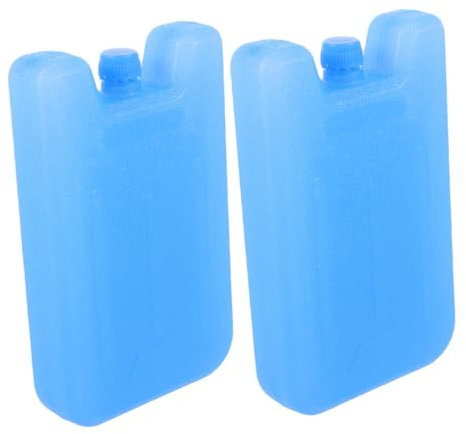 GOOHOCHY 2 Pack Air Conditioner Ice Blocks Reusable Freezer Packs for Coolers Lunchbox