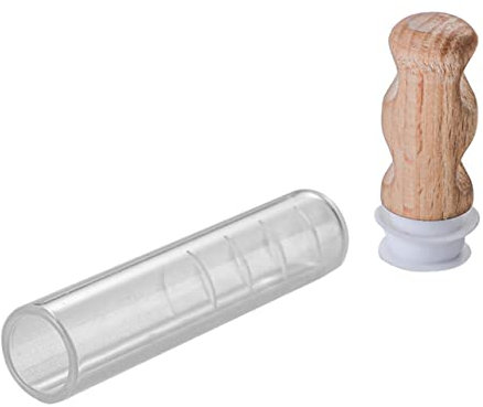 HOLIDYOYO Material Tee-ei Aus Holz Und Glas Tee-röhrchen Tasse Sieb Für